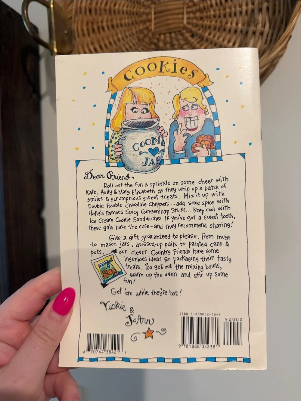 🍪 Vintage Gooseberry Patch Cookies Cookbook Country Friends Book 21 Recipes
